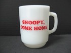 Vtg Snoopy Come Home Anchor Hocking Fire King Woodstock Mug