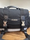 Canon 200dg Camera Bag Large Digital Slr Lens Case Gadget Black   Shoulder Strap