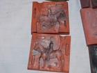 Lot Of 10 -vintage Lead Toy Soldier R b Rubber silicone Molds   Boards - Lot  3a