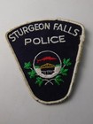 Sturgeon Falls Police  Officer Vintage Patch Shoulder Crest Ontario