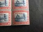 South West Africa 1931 1d Mnh Block Of 4 Official offisieel  red 