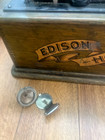 Antique Edison Home Phonograph Model B     For Restoration     Broken Reproducer