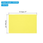 100 Sheets Vellum Paper 5x7 Printable Translucent Paper 100gsm Yellow