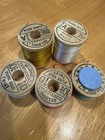 Belding Corticelli Vintage Pure Silk Thread - 5 Spools Size A And D