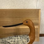 Hand Carved Antique Style Turned Head Split Tail Avocet Shorebird Decoy