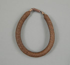 Antique Victorian Hairwork Woven Hair Mourning Bracelet Gold Filled Clasp 7 