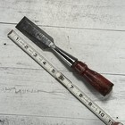 Vintage Stanley No 750 Bevel Edge Socket Chisel 1-1 4  Wood Handle 1940s-1960s