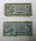 Military Payment Certificate Series 611 10 Cents  2 