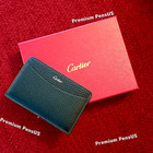 Cartier Black Leather Cardholder Wallet New Promotional Ad Gift Rare