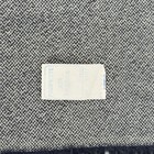 Vtg Air France In Flight Blanket Virgin Wool Navy gray Throw 66 X 44