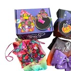 Jojo Siwa Bow Club Lot Of 5 Bows  Bags Pins Keychain Scrunchie Hair Bow Box Set