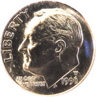 1996-w 10c Roosevelt Dime Ms69fb