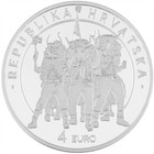 2025 Croatia     4 Euro Silver 1 Oz Coin - Croatian Heritage  Halubje Bell Ringers