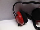 Re Racing Electronics Red Color Pit Crew Headphones 2 75  X 3 75  Ear Muff