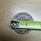 Vintage 1963 Man Alive 85 Anniversary Wooden Nickel Anthony Ks Race Meet Token