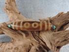 Antique 5 Eye Tibetan Agate Dzi Bead  Amulets For Pendant Bracele Old Gzi Bead G