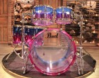 Pearl Crystal Beat 5pcs Cotton Candy Fade Ltd Drum Set  10-12-14-16-22  - New 