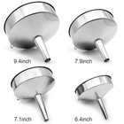 Large Funnel With Detachable Filter  Steel For Cooking Oil   Transmission Powder