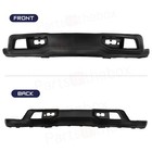 Front Bumper Cover Lower Valance W tow Hook For Silverado 1500 2019-21 84219069