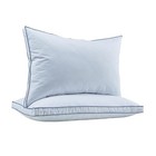 Puredown Juego De 2 Almohadas De Plumas De Plum  n Tama  o King Blanco Reforzado