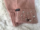 Victoria s Secret Gloves Soft Knit Rhinestone Bling Vs Blush Pink Tech Tips New