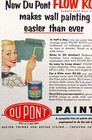 1954 Dupont Flow Kote Paints Vintage Print Ad Painting Easier Than Ever