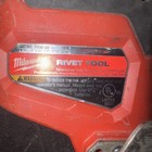 Milwaukee 2550-20 M12 12v Lithium-ion Cordless Rivet Tool  tool Only  No Tips 
