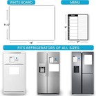 Magnetic Whiteboard For Fridge - Dry Erase White Board For Home  Office   Cla   