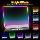 Led Note Board With Colors  Rechargeable 17-inch Doodle Glow 9-mode Light Up Des