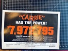 Carrie 1976 Industry Trade Print Ad Home Theater Decor Stephen King Sissy Spacek