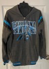 Official Nfl Carolina Panthers Two Sided Reversible Coat Jacket Mens Small S