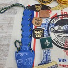Vtg 25  Piece Lot Misc Boy Scout Patches  Awards    Rare Items 70s 80s
