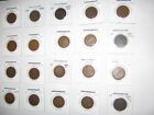   Lot Of 20   Canada Newfoundland Nfld Large One Cent Coins 1c Various Years