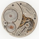 Elgin Grade 324 Model 3 0-size 7-jewel Antique Pocket Watch Movement  Fancy Dial