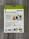 Iogear Gcs22u 2-port Usb Kvm Switch Two Computers One Monitor Vga New In Box