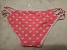 Vintage Victoria s Secret Pink W Hearts Strappy Hiphugger Nwt 2015 Small