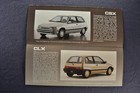 1988 Daihatsu Brochure Folder Charade Csx Clx Cls Excellent Original 88