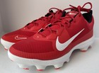Nike Force Trout 9 Pro Mcs Men s Cleats  fb2908-600  Red white Size 13