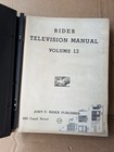 John F Rider Volume 13 Television Tv Manual Service Repair Wiring Diagrams