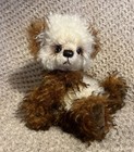 Gorgeous Ooak  Mohair  bear Patch Bear  Nwt  12  Fully Jointed