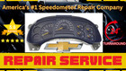 2003  2004  2005  2006 Chevrolet Silverado Instrument Gauges Repair Service