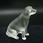 Faberge Frosted Crystal Labrador Retriever Dog Pate De Verre