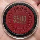 Agua Caliente Jockey Club Casino  5 Poker Chip Tijuana Mexico Race Track 1930s