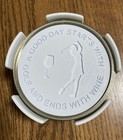6 Coaster Golf Themed Set With Holder