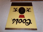 Vintage Original Coors Premium Beer Waterfall Dragons 19  Metal 1985 Bears Sign 