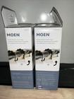 Qty 2 Moen Sr2202bl Shower Curtain Rings  set Of 12 Rings  In Matte Black