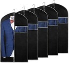 Set Of 5 Garment Bag Suit Bag For Storage And Travel 40 Inch Washable Suit Cover