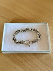 Silpada Heavy Sterling Silver 925 Mexico Dna Ball Link Toggle Bracelet 71 Grams