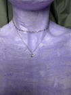 Argento Vivo Layered Heart Lock Necklace 18k Gold Over Sterling Silver Cz  07