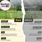 Volleyball Training Net Adjustable Height 6 5 To 8ft Portable